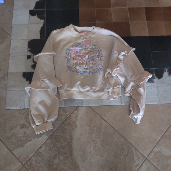 Unique Vintage Miss Candyholic sweatshirt size XL New Oversized - Picture 1 of 4